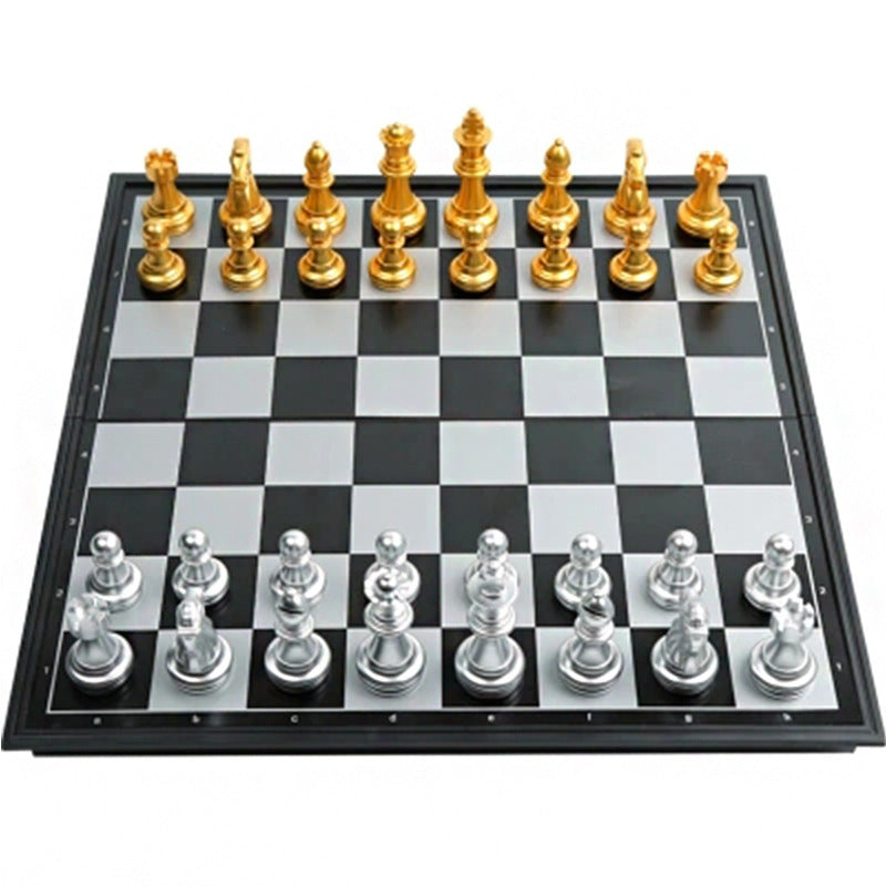 Magnetic Chess Set Folding Board For Elementary School Students